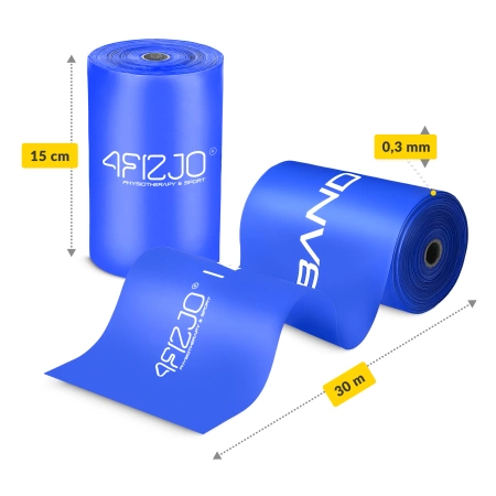 FLAT BAND rehabilitációs szalag, 9-11 kg, 30 m