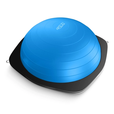 Egyensúlyozó félgömb gumis expanderrel, kék
