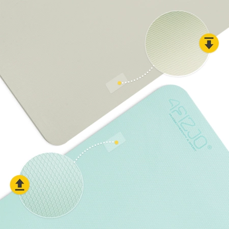 TPE csúszásgátló torna- és jógaszőnyeg, 1 cm, zöld