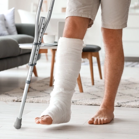 PRO állítható ortopédiai mankók kék