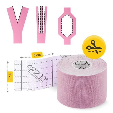 Kineziológiai tapasz Kinesio Tape, 5 m x 5 cm