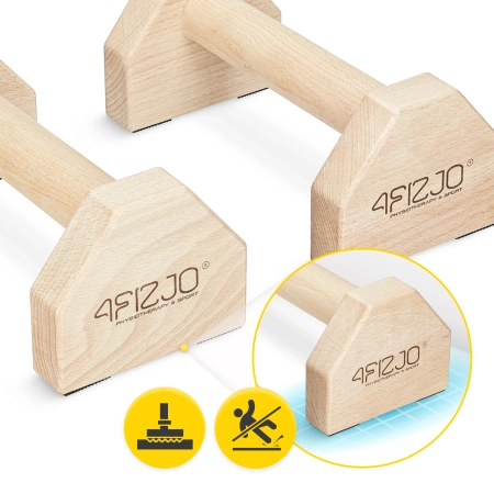 Fa fekvőtámasz állvány, 25 x 12,5 x 10 cm