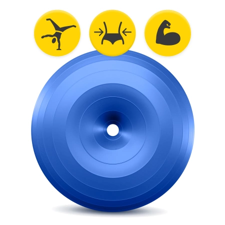 AIR BALL DONUT gimnasztikai labda, kék