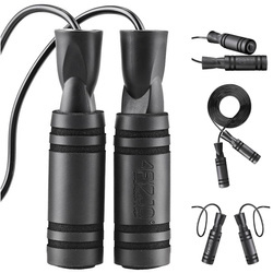 BASIC csúszásmentes markolatú ugrálókötél, fekete