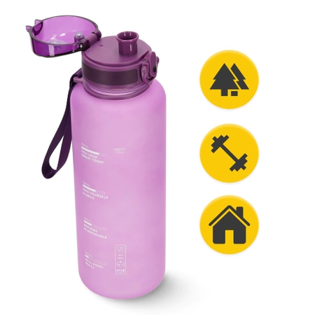 Sportkulacs, 1 L, rózsaszín