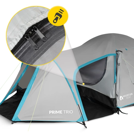 Mountain Goat PRIME TRIO túrasátor, szürke