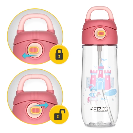 Gyermek kulacs, kastélyos minta, 550 ml