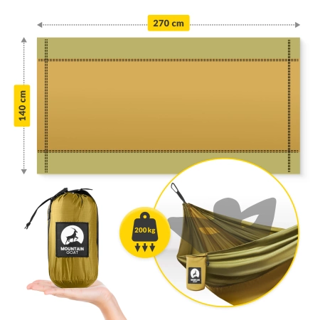 Mountain Goat egyszemélyes függőágy szúnyoghálóval