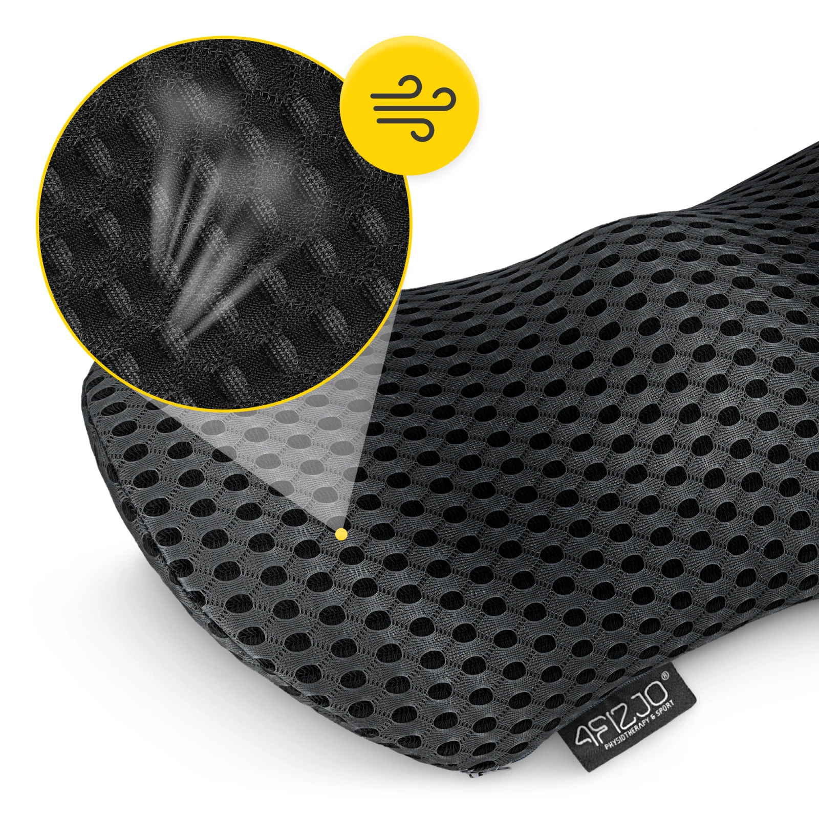 poduszka ortopedyczna na plecy z pianki memory