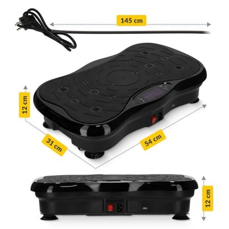 ULTRA+ vibrációs tréner, fekete