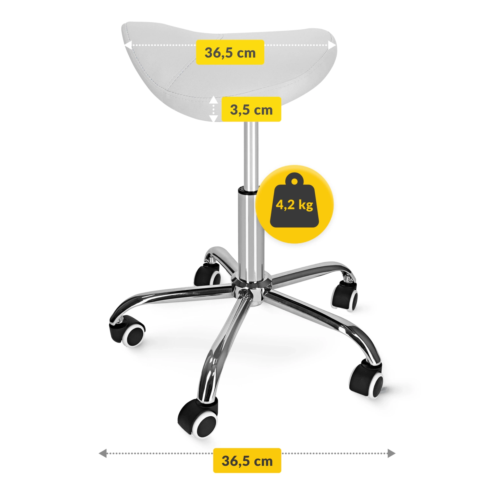taboret stolek do masazu obrotowy wygodny lekarski kosmetyczny do gabinetu ergo 4fizjo