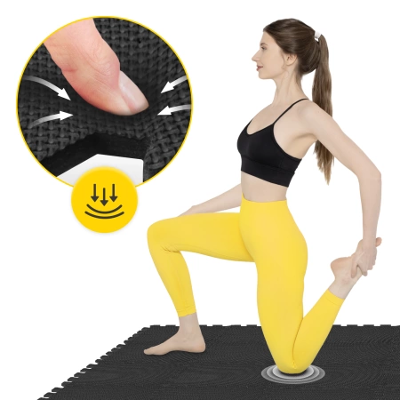 PUZZLE habszivacs védőszőnyeg, 30 x 30 cm, 24 db