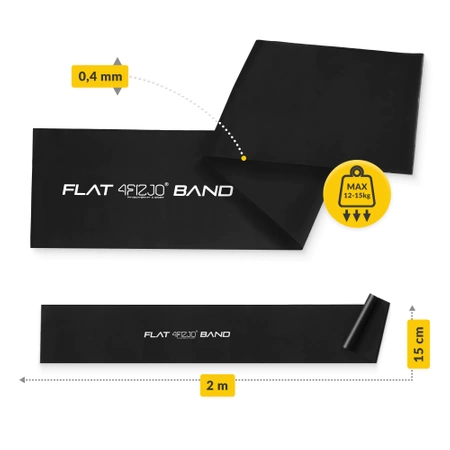 FLAT BAND rehabilitációs szalag, 12-15 kg