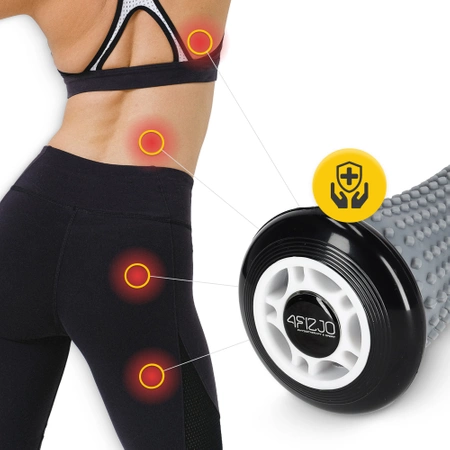 SPIKE ROLLER bordázott masszázshenger, szürke