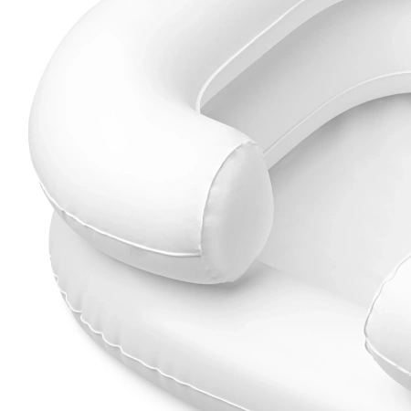 Felfújható medence a fej mosásához az ágyban