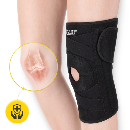 Térdrögzítő térdkalács-stabilizátorral