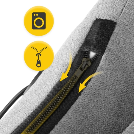 LITE melegíthető masszázspárna, szürke