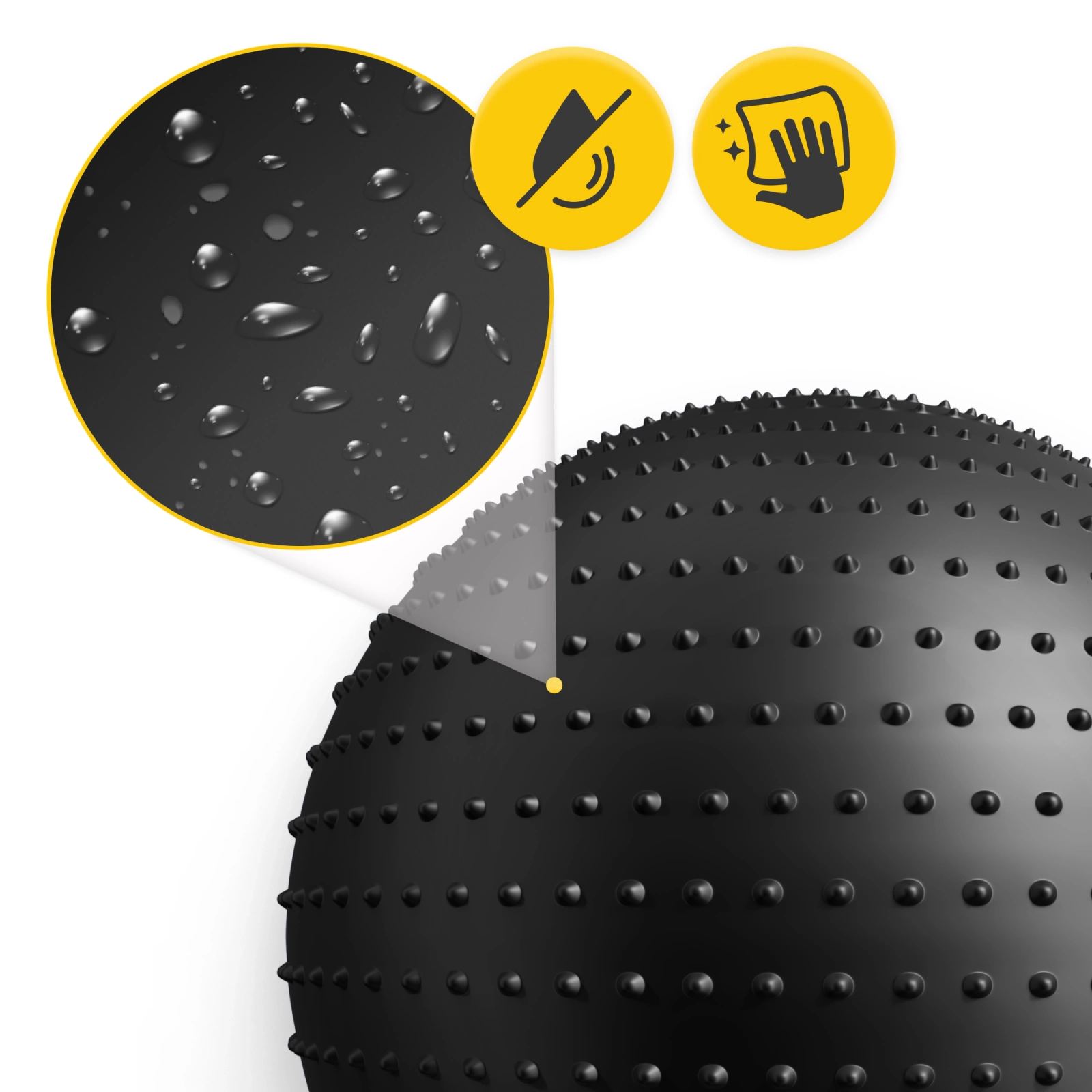 pilka gimnastyczna dmuchana do rehabilitacji 