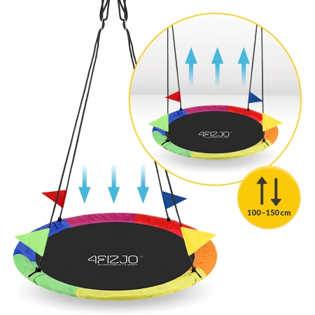 Kerti gyerek fészekhinta, XXL, 120 cm