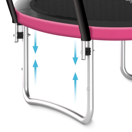 PRO kerti gyerek trambulin, 252 cm, 8 láb