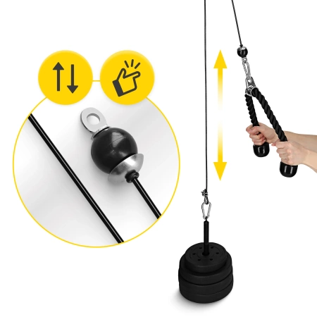 Felső és alsó húzóeszköz edzéshez