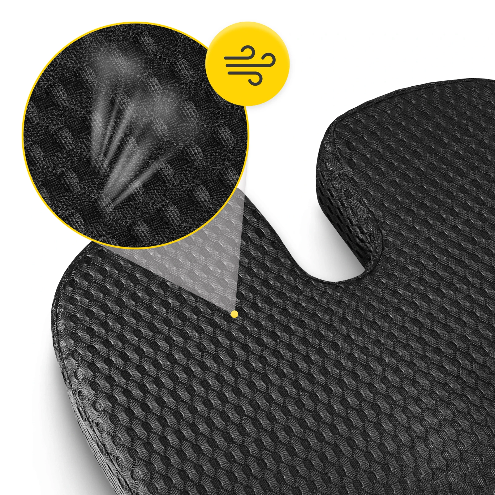 poduszka ortopedyczna do siedzenia z pianki memory