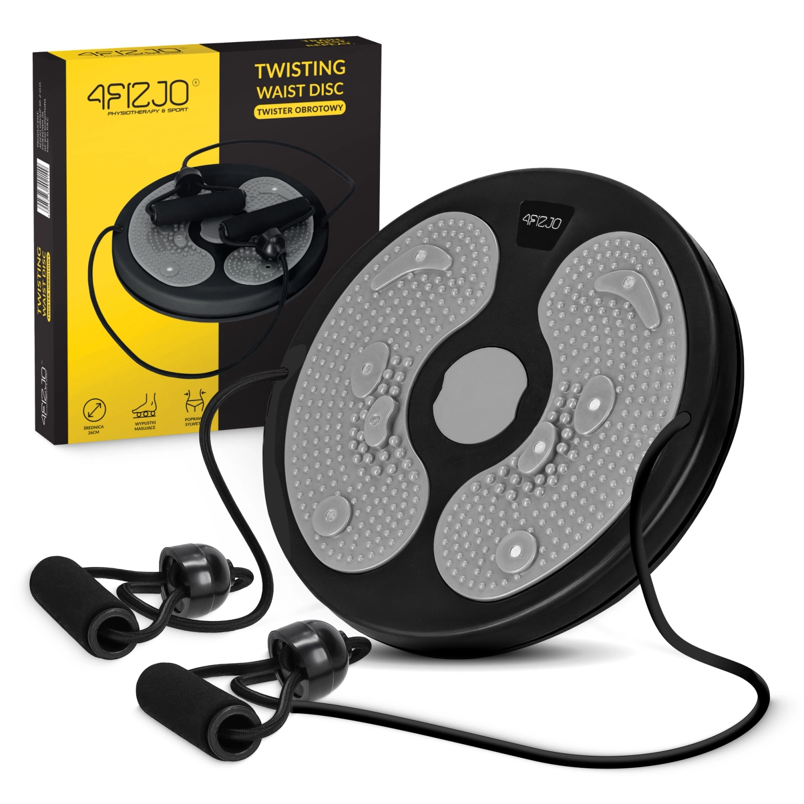 twister obrotowy z linkami mini do cwiczen fitness