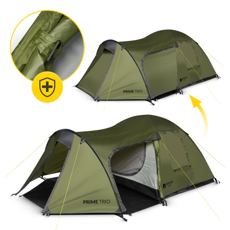 Mountain Goat PRIME TRIO túrasátor, zöld