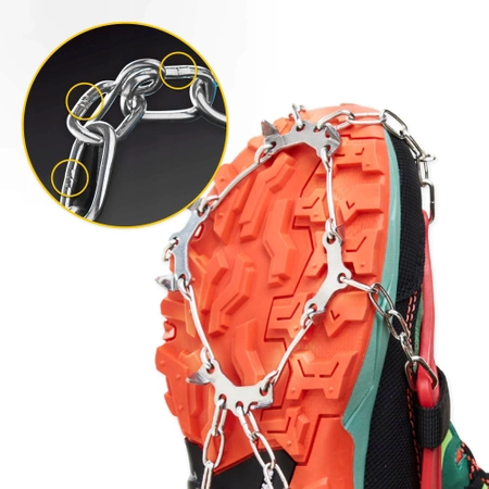 Csúszásgátló gyermek túrabakancsra, L (32–36)