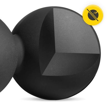 DOUBLE BALL dupla masszázslabda, fekete