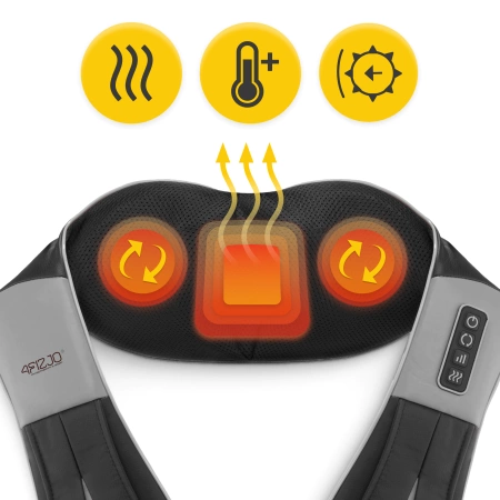 SHIATSU ULTRA+ nyak- és nyakmasszírozó, szürke