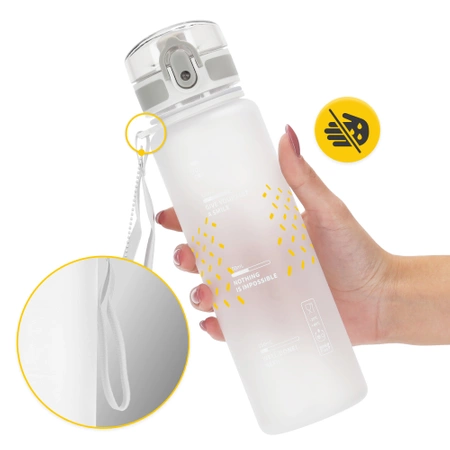 Sportkulacs, 650 ml, szürke