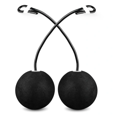 Számlálóval és golyóval ellátott ugrálókötél, fekete