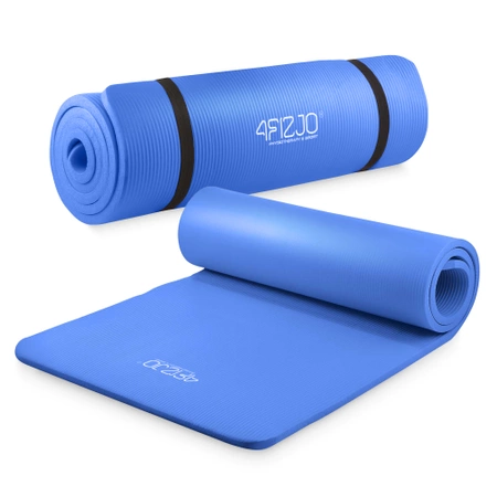 NBR jógaszőnyeg, 180 × 60 × 1,5 cm, sötétkék