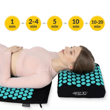 ERGO akupresszúrás matrac párnával, XL, kék