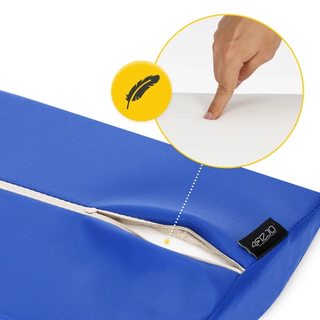 Ágyéktámasztó félhenger párna, kék