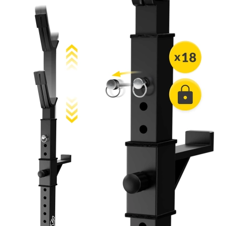 PRO állítható súlyzórúd tartó állvány