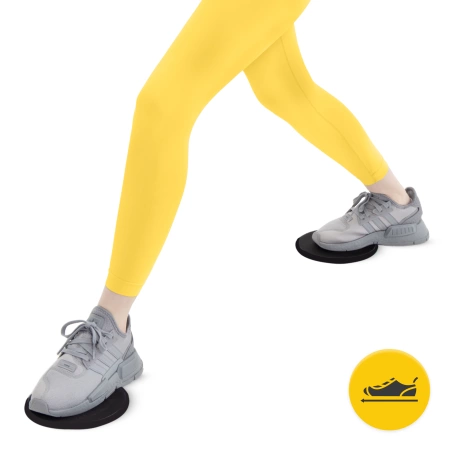 SLIDE csúszókorong edzéshez, 2 db, fekete