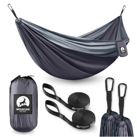 Mountain Goat két személyes utazási függőágy, szürke és grafit