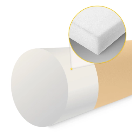 Masszázs henger, 60 × 15 cm, bézs