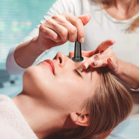 FACE+ szilikonköpöly készlet, 5 db, fekete