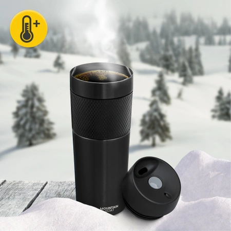 Mountain Goat TRAVEL termobögre, 400 ml, fekete