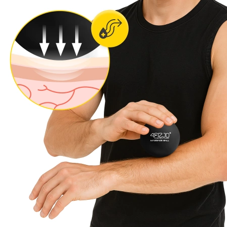 Lacrosse Massage Ball masszázslabda, fekete