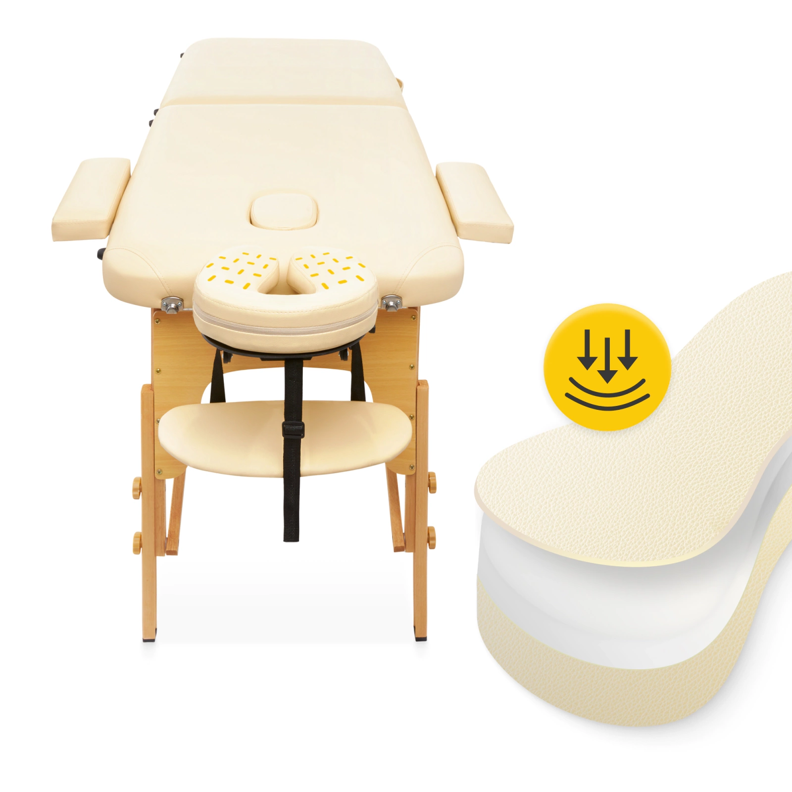 stol do masazu 4fizjo aluminiowy