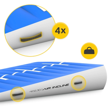 AIR INCLINE akrobatikai rámpa, 2 x 2 x 0,4 m + pumpa