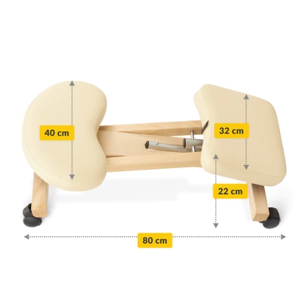 PURE térdeplőszék, bézs