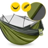 Mountain Goat két személyes utazási függőágy szúnyoghálóval, szürke és zöld