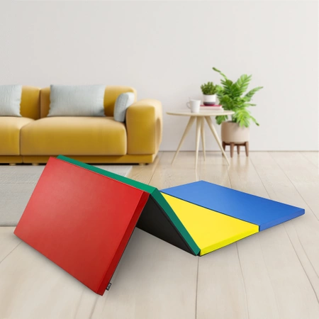 Összehajtható tornaszőnyeg, XL, sokszínű