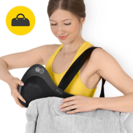 SHIATSU PRO+ masszázspárna, barna