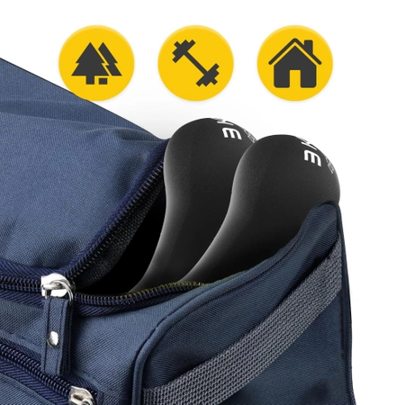 8-as alakú öntöttvas kézisúlyzó, 2 x 3 kg